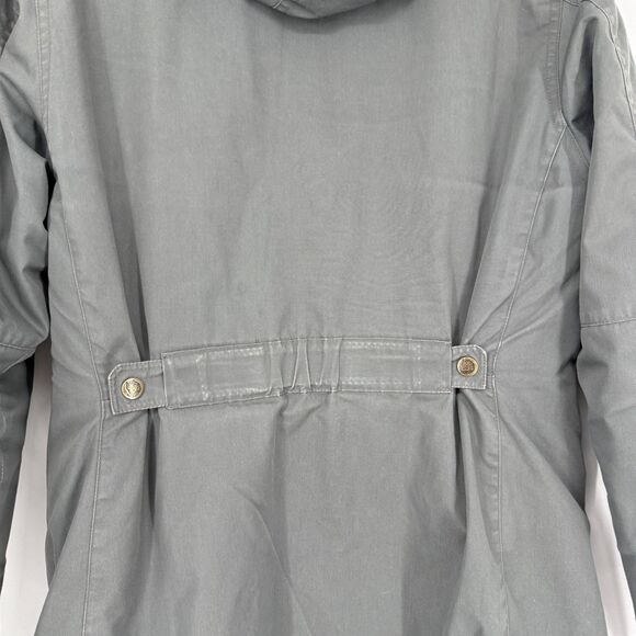 Fjallraven Kiruna Padded Parka Gray G-1000 Hooded Insulated Coat Womens M - Picture 9 of 16